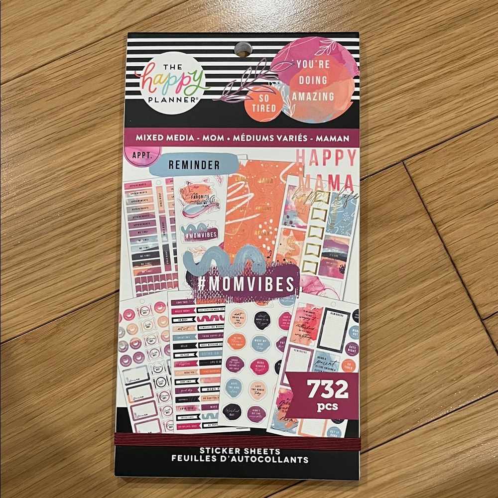 The Happy Planner Mixed Media - Mom Sticker Pad